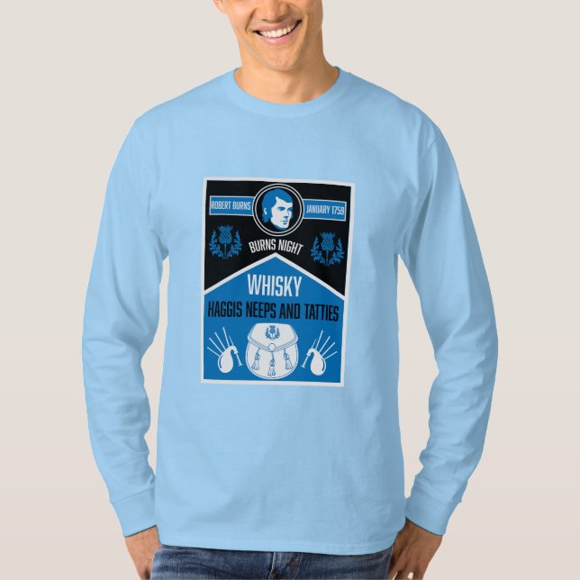 Scottish Burns Night T-Shirt (Vorderseite)