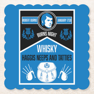 Scottish Burns Night Untersetzer