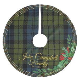 Scottish Campbell Clan Gold Xmas Treppenhaus Polyester Weihnachtsbaumdecke