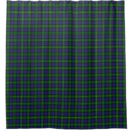 Scottish Campbell Family Tartan Pattern Duschvorhang
