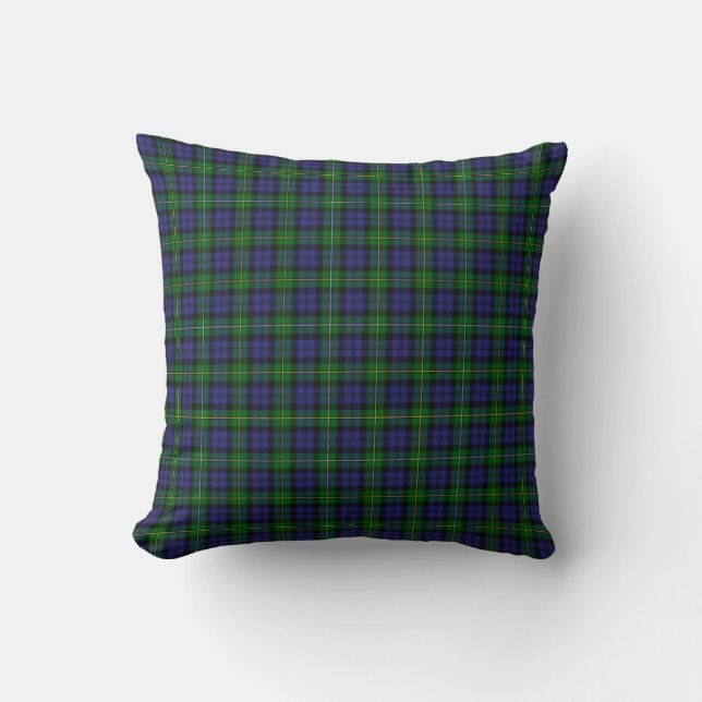Scottish Campbell Family Tartan Pattern Kissen (Vorderseite)