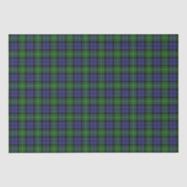Scottish Campbell Family Tartan Pattern Seidenpapier