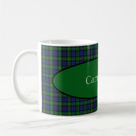 Scottish Campbell Family Tartan Personalisiert Kaffeetasse