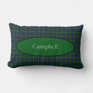 Scottish Campbell Family Tartan Personalisiert Lendenkissen