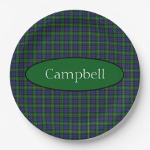 Scottish Campbell Family Tartan Personalisiert