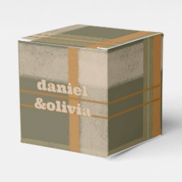 Scottish Celtic Tartan Pattern Wedding Geschenkschachtel