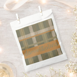 Scottish Celtic Tartan Pattern Wedding Geschenktütchen