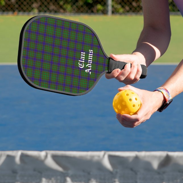 Scottish Clan Adams Tartan Custom Pickleball Schläger (InSitu)