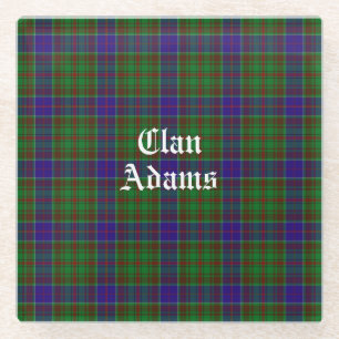 Scottish Clan Adams Tartan Glasuntersetzer