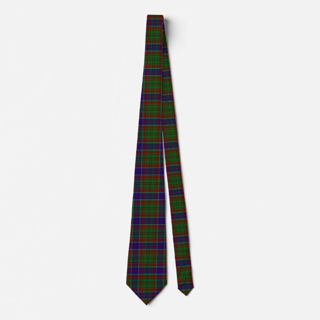 Scottish Clan Adams Tartan Kariert Krawatte (Vorderseite)