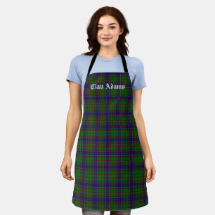 Scottish Clan Adams Tartan Schürze