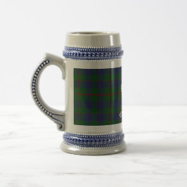Scottish Clan Agnew Wappen & Tartan Custom Bierglas