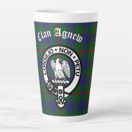 Scottish Clan Agnew Wappen & Tartan Milchtasse