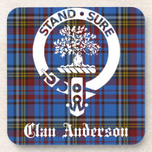 Scottish Clan Anderson Wappen & Tartan