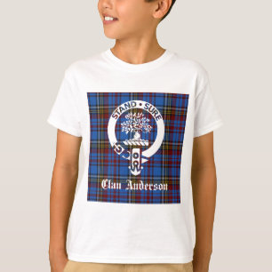 Scottish Clan Anderson Wappen & Tartan T-Shirt