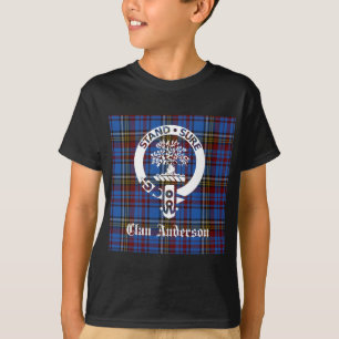 Scottish Clan Anderson Wappen & Tartan T-Shirt