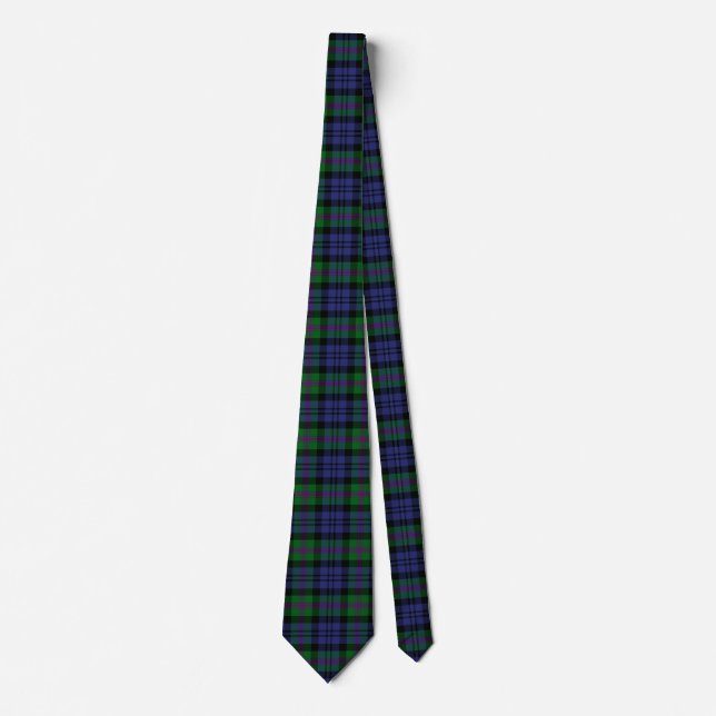 Scottish Clan Baird Tartan Kariert Krawatte (Vorderseite)