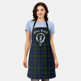 Scottish Clan Baird Wappen Tartan Schürze