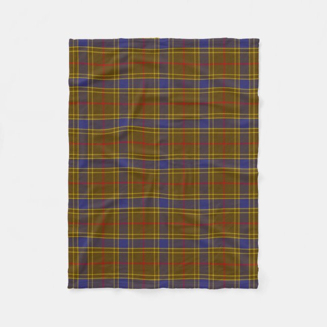 Scottish Clan Balfour Tartan Kariert Fleecedecke (Vorderseite)