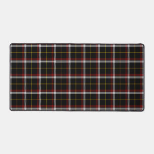 Scottish Clan Black Tartan Kariert Schreibtischunterlage