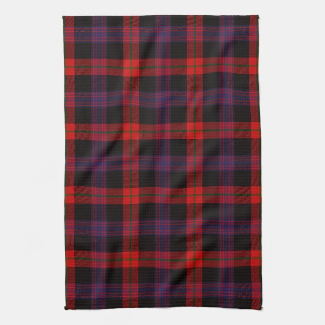 Scottish Clan Brown Tartan Kariert Geschirrtuch (Vertikal)