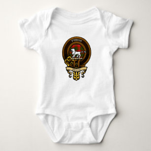 Scottish Clan Bruce Abzeichen und Wappen Wappen Baby Strampler