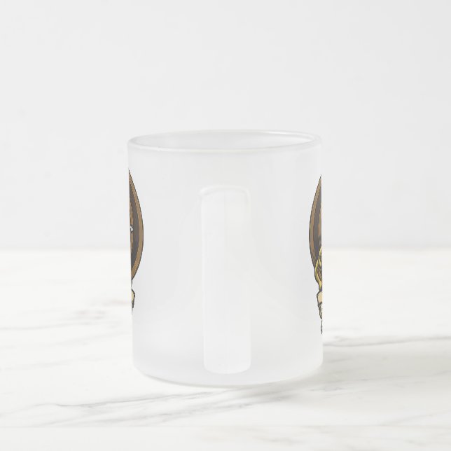 Scottish Clan Bruce Abzeichen und Wappen | Wappen Mattglastasse (Henkel)