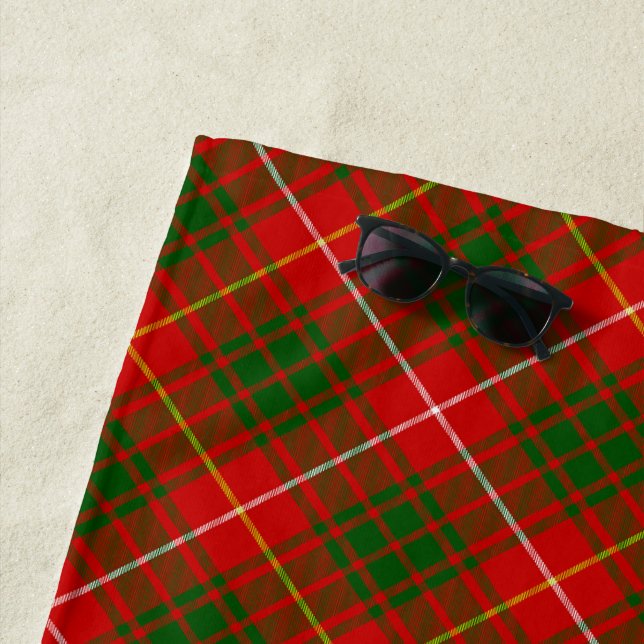 Scottish Clan Bruce Abzeichen und Wappen | Wappen Strandtuch (Beispiel)