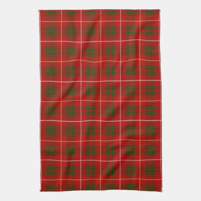 Scottish Clan Bruce Tartan Kariert Geschirrtuch (Vertikal)