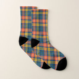Scottish Clan Buchanan Ancient Tartan Kariert Socken
