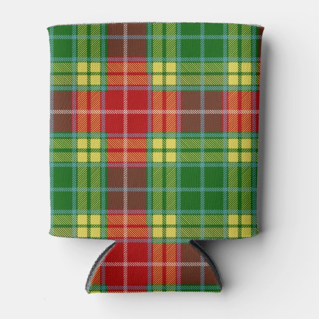 Scottish Clan Buchanan Tartan Kariert Dosenkühler (Vorderseite)