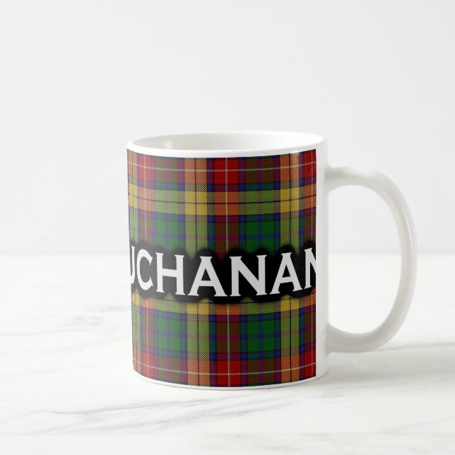 Scottish Clan Buchanan Tartan Tasse (Rechts)