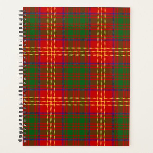 Scottish Clan Burns Tartan Kariert Planer (Vorderseite)