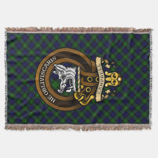 Scottish Clan Campbell Abzeichen und Wappen Decke