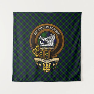 Scottish Clan Campbell Abzeichen und Wappen Wandteppich