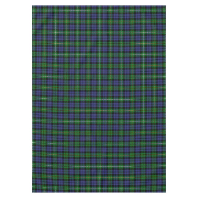 Scottish Clan Campbell, Loudoun Tartan Kariert Tischdecke (Vorderseite)