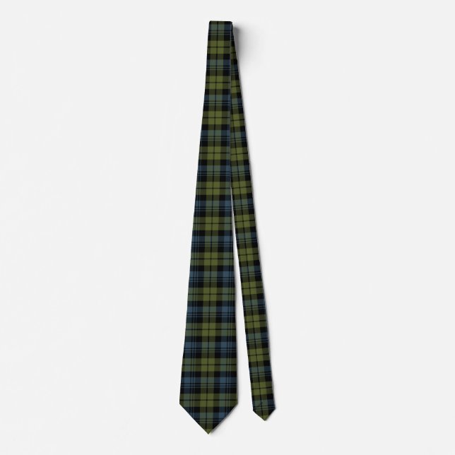 Scottish Clan Campbell Tartan Kariert Krawatte (Vorderseite)