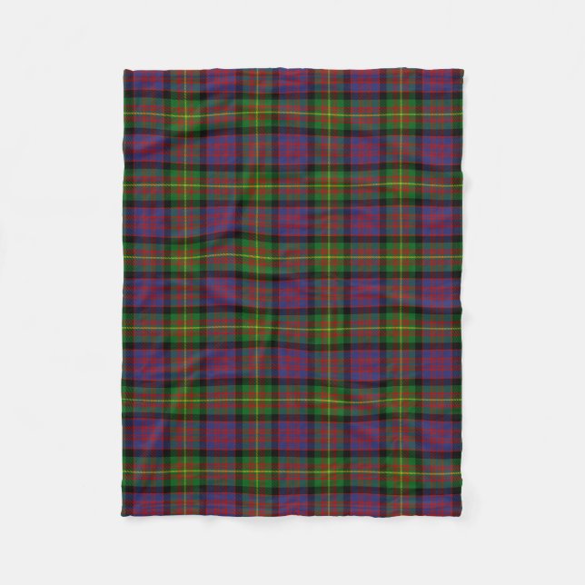 Scottish Clan Carnegie Tartan Kariert Fleecedecke (Vorderseite)
