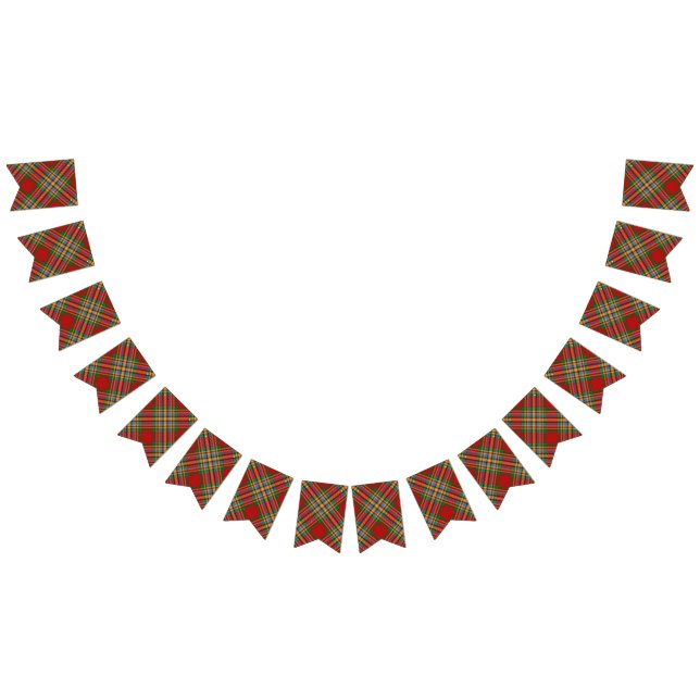 Scottish Clan Chattan Tartan Wimpelkette (Alle)