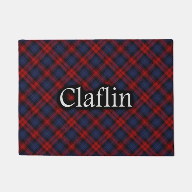 Scottish Clan Claflin MacLachlan Tartan Fußmatte (Vorderseite)