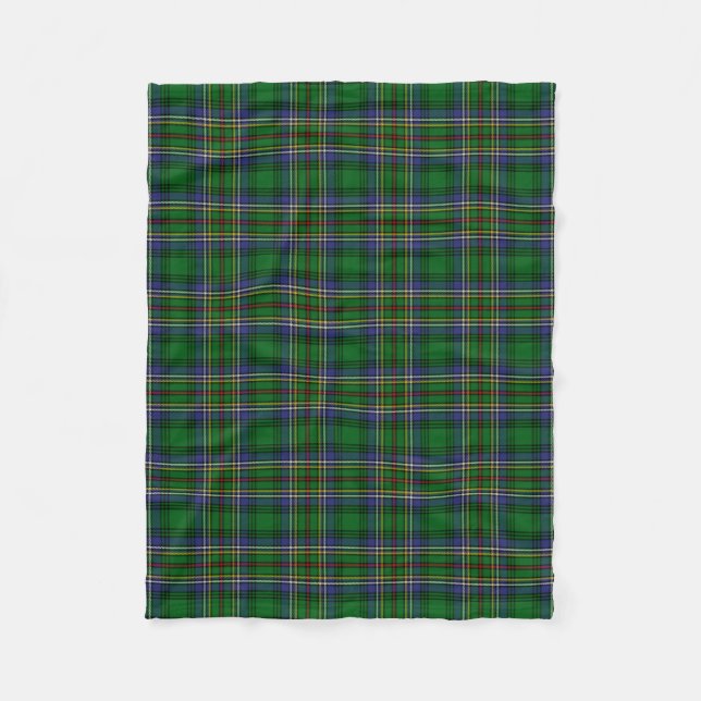 Scottish Clan Cockburn Tartan Kariert Fleecedecke (Vorderseite)