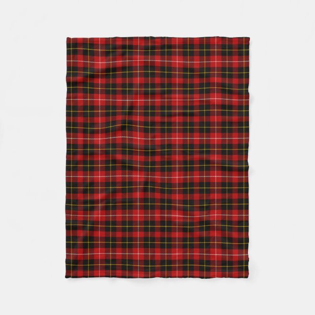 Scottish Clan Connel Tartan Kariert Fleecedecke (Vorderseite)
