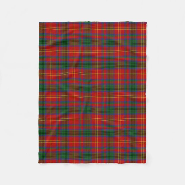 Scottish Clan Connolly Dress Tartan Kariert Fleecedecke (Vorderseite)