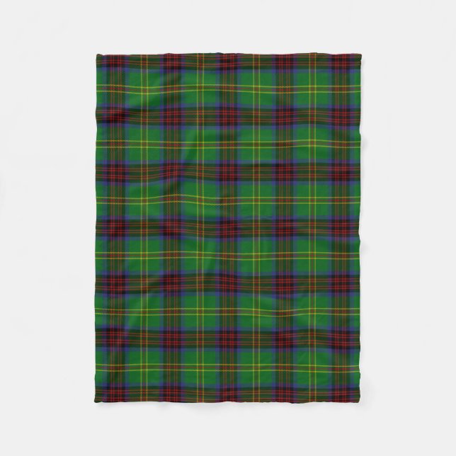 Scottish Clan Connolly Hunting Tartan Kariert Fleecedecke (Vorderseite)