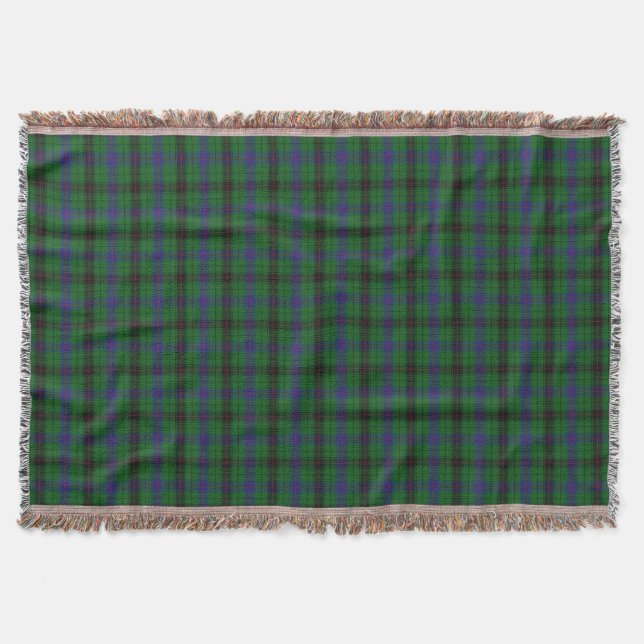 Scottish Clan Davidson Tartan Decke (Vorderseite)