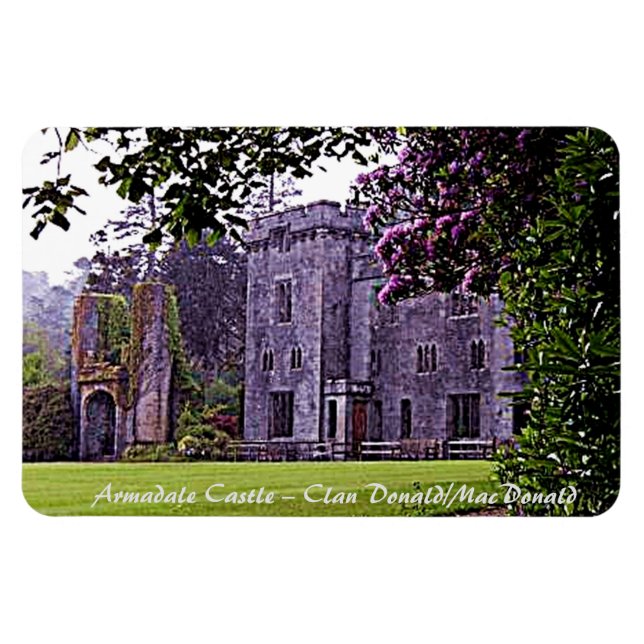 Scottish Clan Donald/MacDonald's Armadale Castle Magnet (Horizontal)