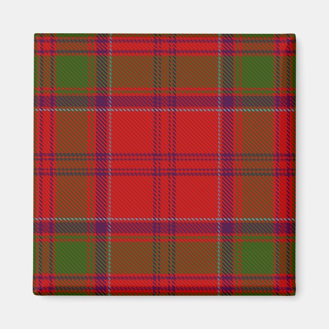 Scottish Clan Drummond Tartan Kariert Magnet (Vorne)