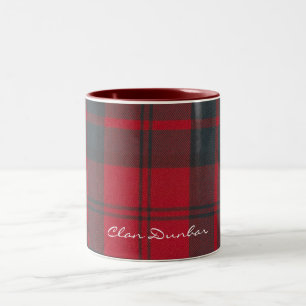Scottish Clan Dunbar Tartan Designer Tasse