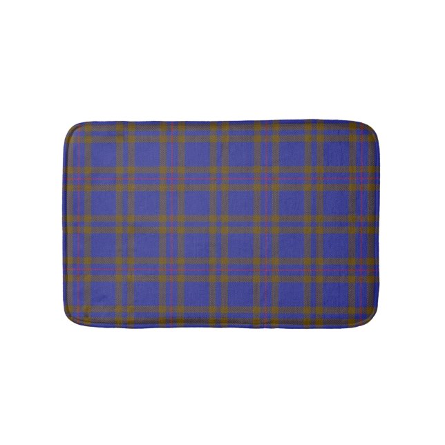 Scottish Clan Elliot Elliott Tartan Kariert Badematte (Vorderseite)