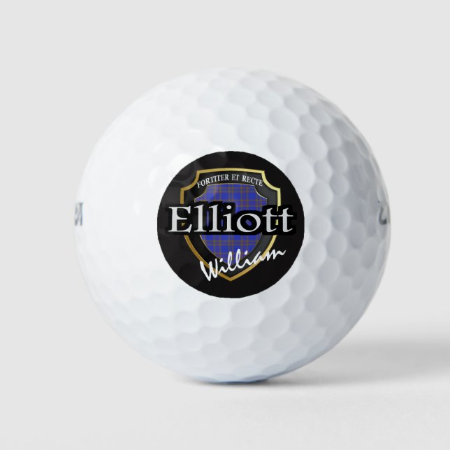 Scottish Clan Elliott personalisieren Sie Ihren Na Golfball (Vorderseite)